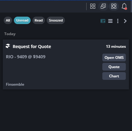 A fully featured Notification Center.