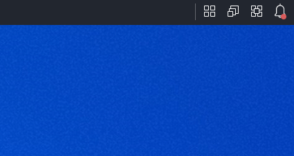 A notification toast sliding out to grab the user's attention.