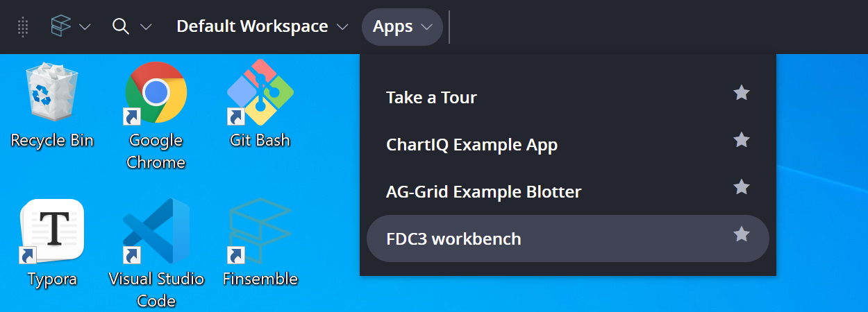 Launch the workbench