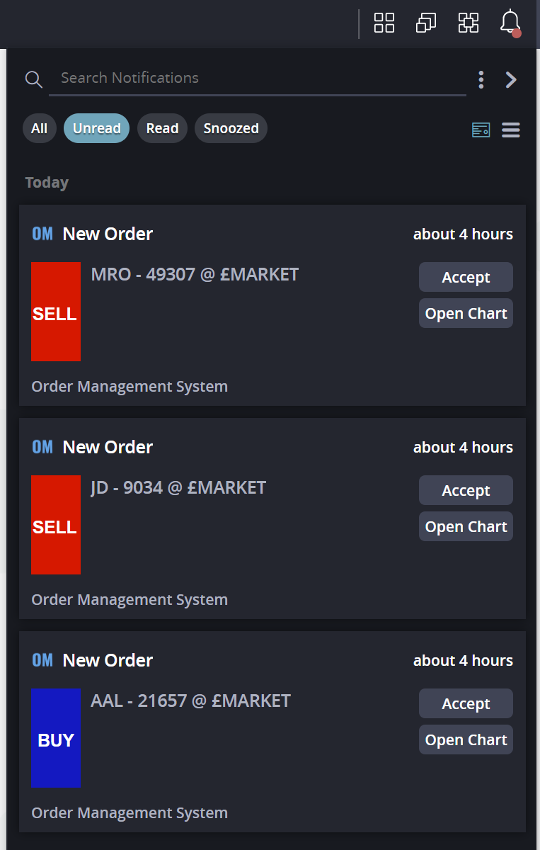 A fully featured Notification Center.