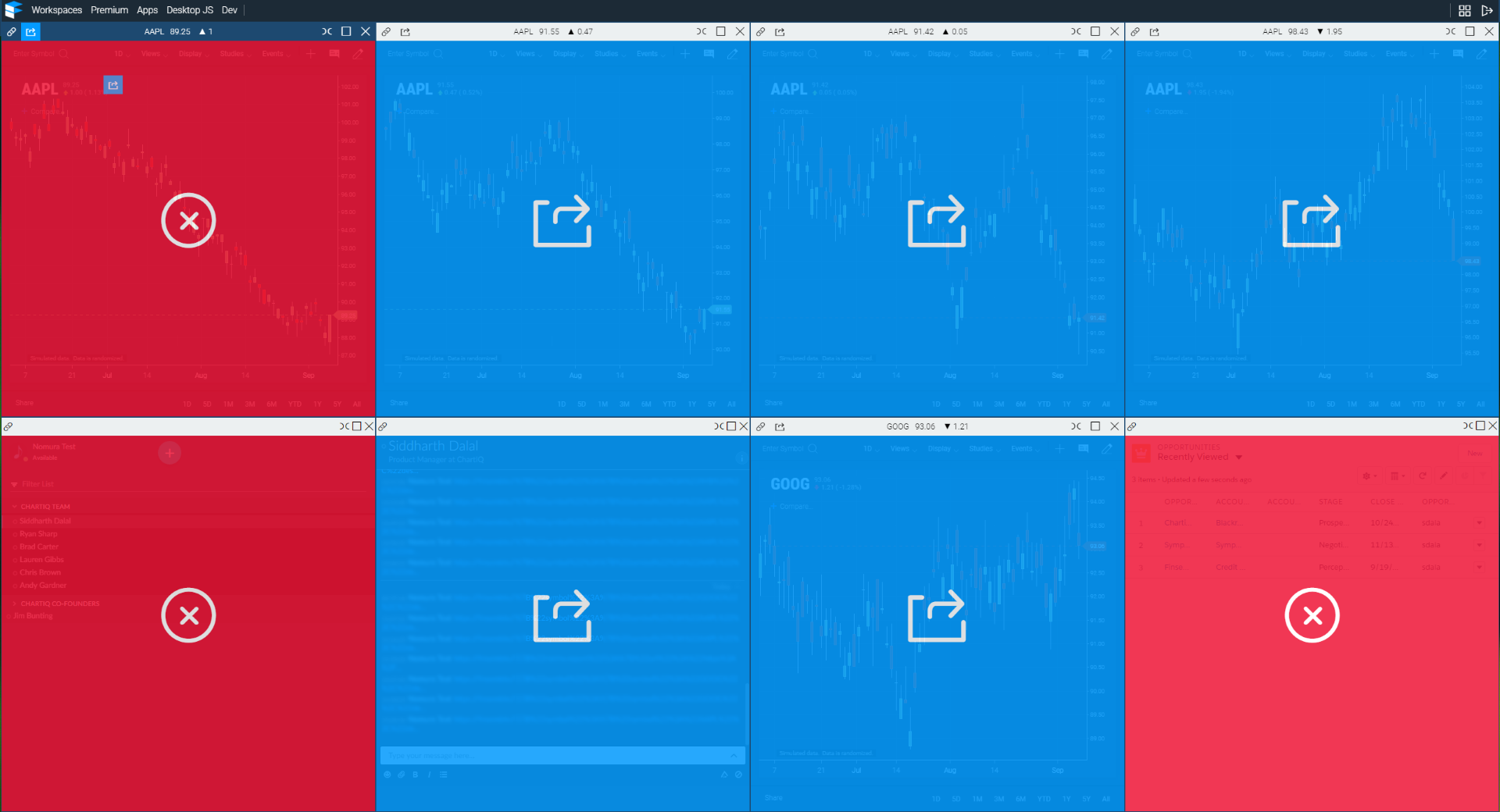 Scrim overlay