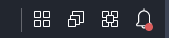 The Notification Bell Icon indicating that there are unread notifications.